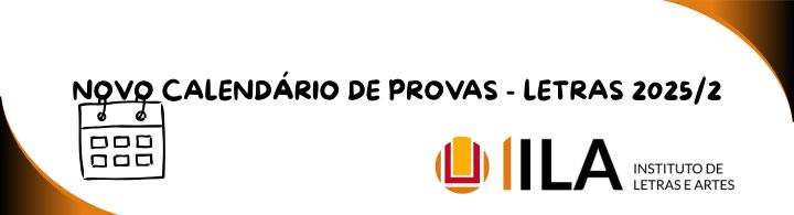 CALENDÁRIO DE PROVAS LETRAS 2025/2