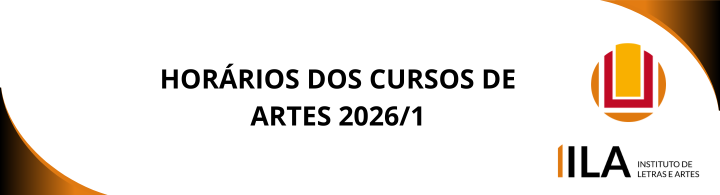 Horários dos cursos de Artes Visuais 